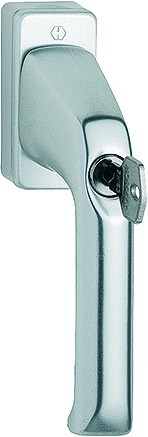 HOPPE® Fenstergriff absperrbar London 013S/U11Z 200NM, ohne Schrauben, Aluminium, 6993562