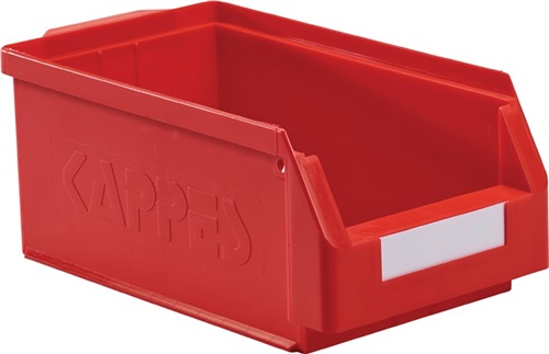 KAPPES Sichtlagerkasten L350xB200xH150mm PE rot RASTERPLAN