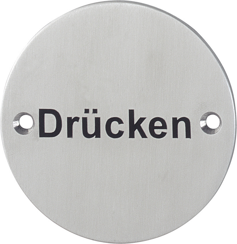 HOPPE® Hinweisschild E663, Edelstahl