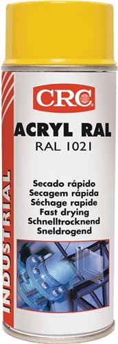 CRC Farbschutzlackspray ACRYLIC PAINT rapsgelb glänzend RAL 1021 400ml Spraydose CRC