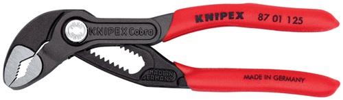 KNIPEX Wasserpumpenzange Cobra® L.125mm Spann-W.27mm pol.Ku.-Überzug KNIPEX