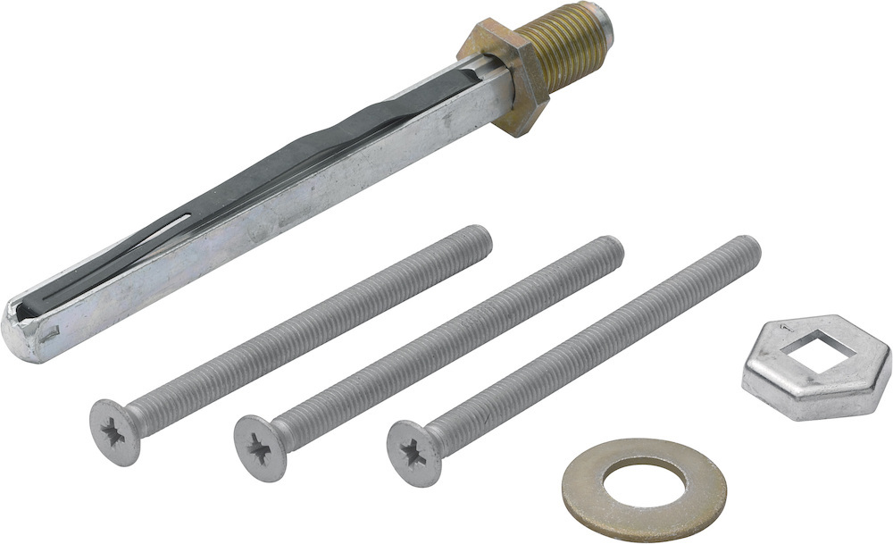 HOPPE® FH Befestigungsset für FS-Schutzbeschläge ES1 (Knopf/Griff), VK 9 mm, Stiftlänge , Türdrücker, Haustür