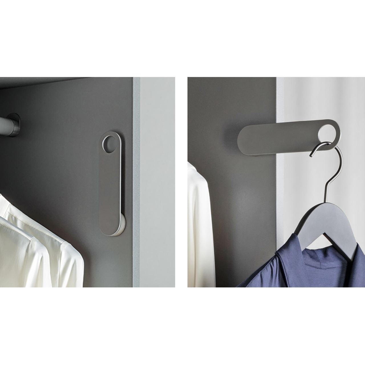 HETTICH Kleiderbügelhalter klappbar, anthrazit, 9279065