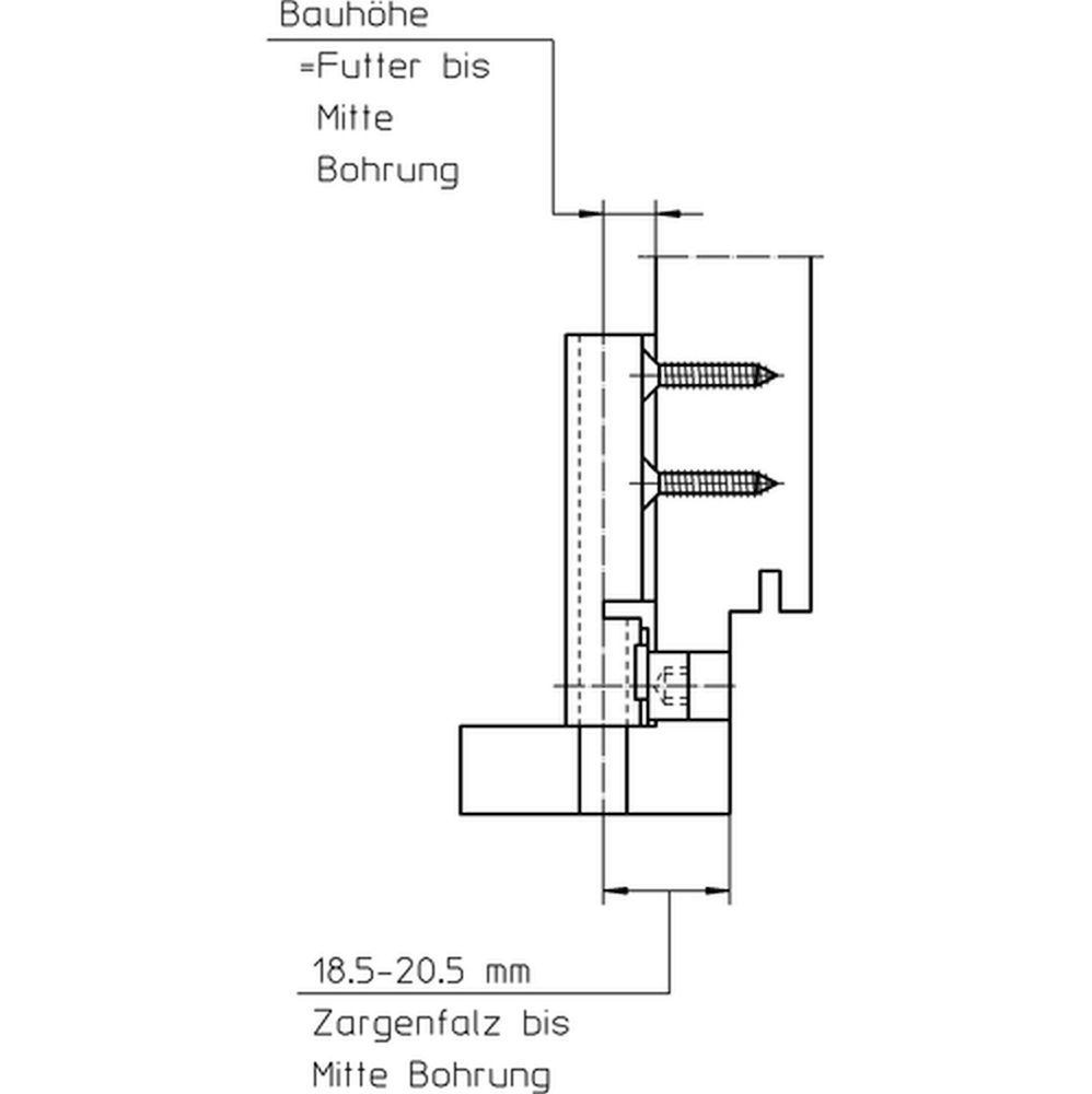 SIMONSWERK Anschraubtasche VARIANT® V 3613