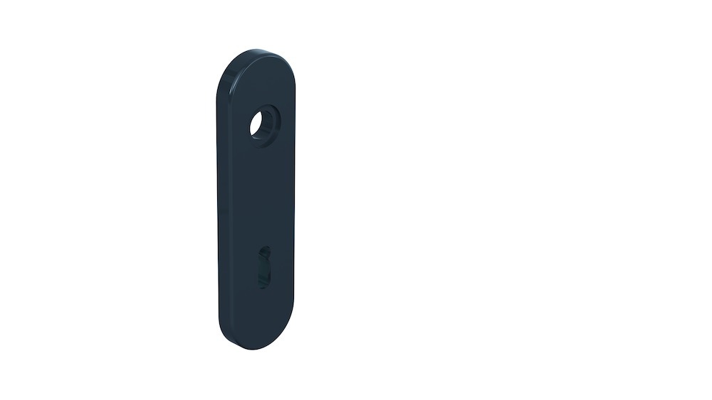 HEWI Kurzschildpaar 230.23R, Kunststoff, 230.23R 92