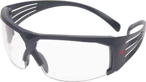 3M Schutzbrille SecureFit™-SF600 EN 166 Bügel grau,Scheibe klar PC 3M