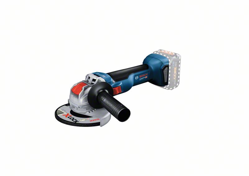 BOSCH Akku-Winkelschleifer GWX 18V-10 mit X-LOCK, Solo Version, L-BOXX