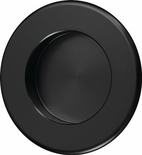 HERMETA Muschelgr.Alu.schwarz pulv.rd.EL.-D.35mm HERMETA