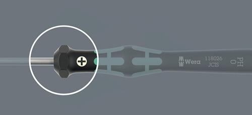 WERA Elektronikerschraubendreher 2052 2,5mm Klingen-L.60mm Kugelk.