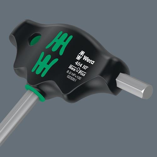 WERA Sechskantschraubendreher 454 HF SW 5mm Klingen-L.100/20 (kurzer Schenkel)mm