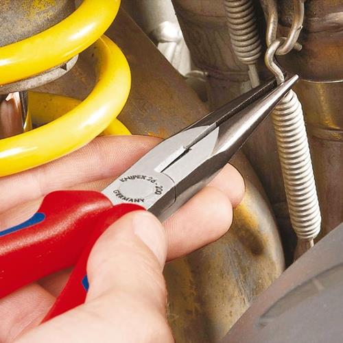KNIPEX Flachrundzange L.200mm pol.ger.Ku.-Überzug KNIPEX KNIPEX Flachrundzange L.200mm pol.ger.Ku.-Überzug KNIPEX