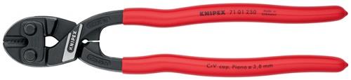 KNIPEX Kompaktbolzenschneider CoBolt® L.250mm Ku.-Überzug ger.3,8mm o.Aussparung