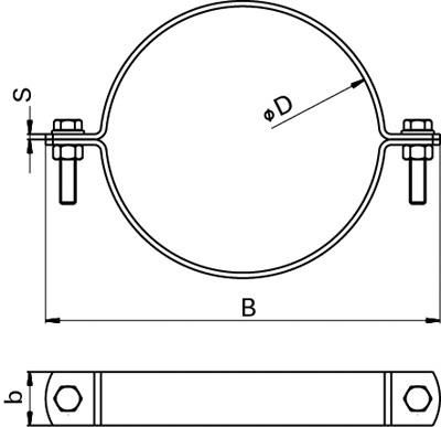 FISCHER Festpunktschelle FFPS 8"