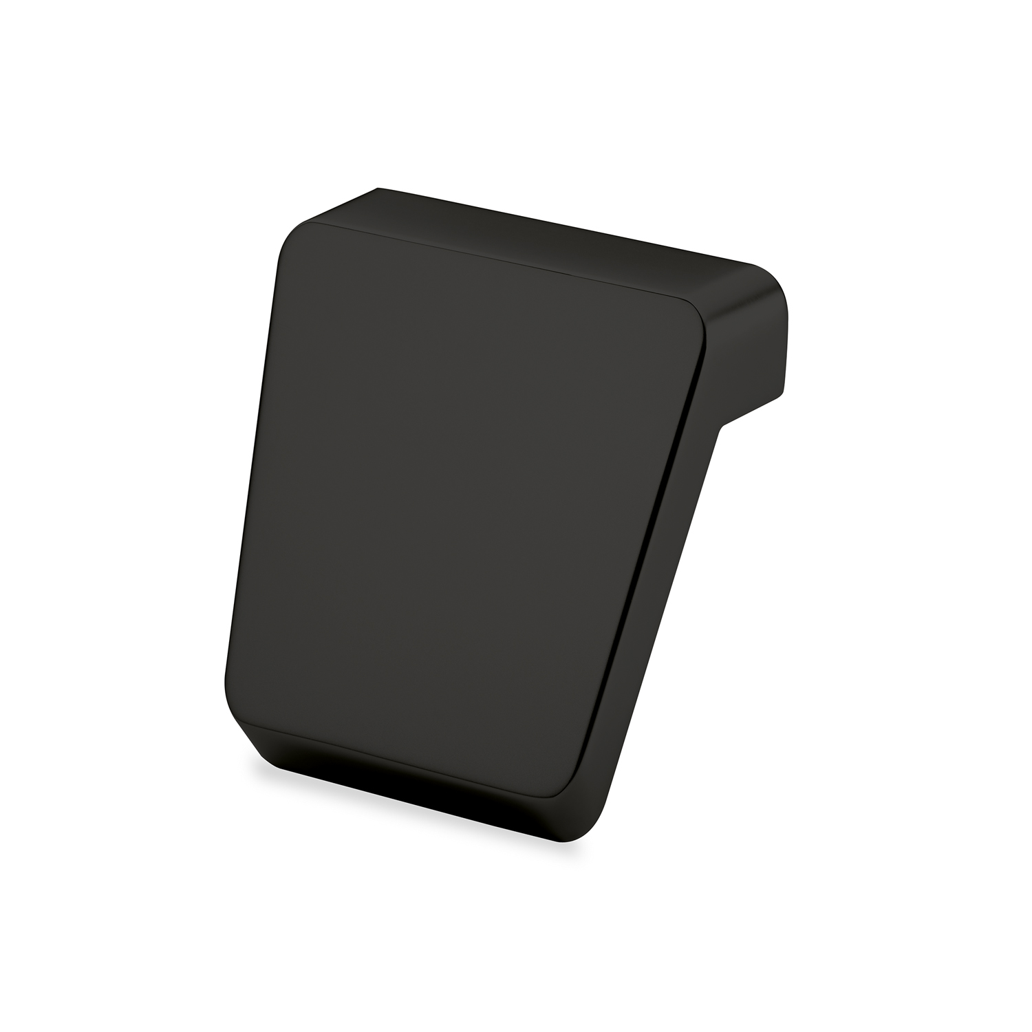 HETTICH Knopf Milo, Bohrabstand 16 mm, L 40 mm, B 41 mm, H 28 mm, Schwarz matt, 9345412