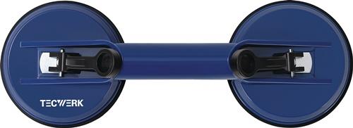 TECWERK Saugheber Trgf.80kg Kopf-D.118mm 2 Köpfe ABS Ku.TECWERK