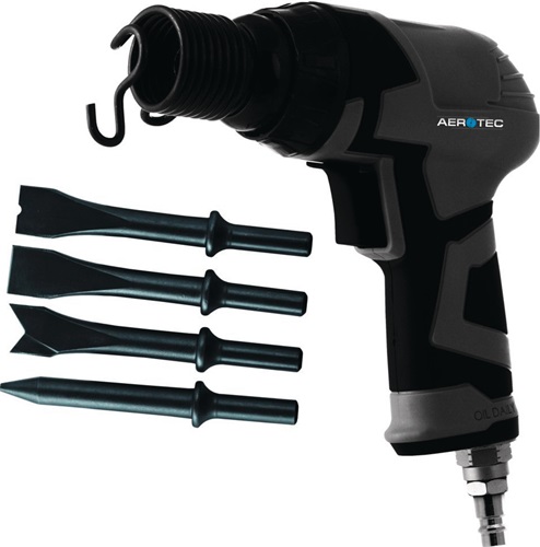 AEROTEC Druckluftmeißelhammer CSP 150 Set 4500min-¹ 11mm Sechskant 4-5 J AEROTEC