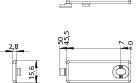 WINKHAUS ANSCHLAGPLATTE AWDR SL,