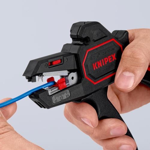 KNIPEX Automatikabisolierzange L.180mm 0,2-6 (AWG 24-10) mm² KNIPEX