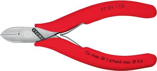 KNIPEX Elektronik-Seitenschneider L.115mm Form 0 Facette ja Ku.-Überzug