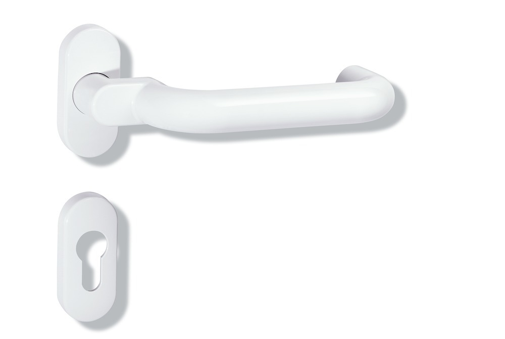 HEWI Drückergarnitur mit Rosetten 111R01.440, VK 8 mm, Polyamid, 111R01.440 92