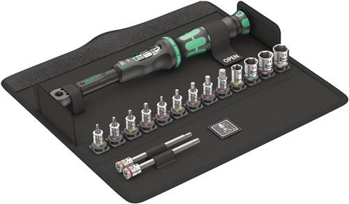 WERA Drehmomentschlüsselset Bicycle Set Torque 1 16-tlg.2,5-25 Nm 1/4 Zoll WERA