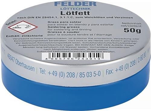 FELDER Lötfett 100g z.Weichlöten FELDER