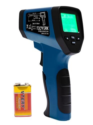 TECWERK Infrarotthermometer -50 b.ca.750GradC ±2GradC TECWERK