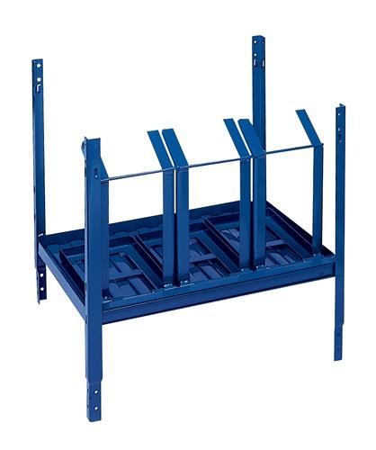 LOGS Regalelement LOGS 150 H520xB540xT390mm blau RAL 5022 ausklappbar