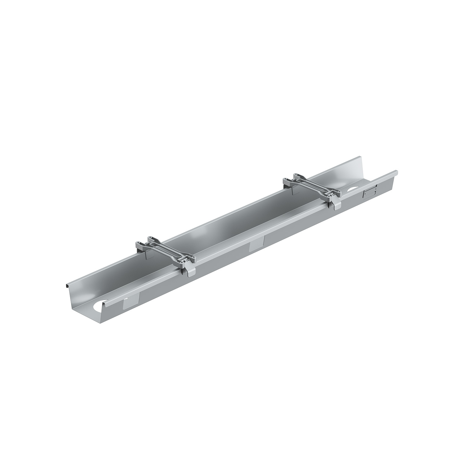 HETTICH Kabelwanne Click, silber, 9309808