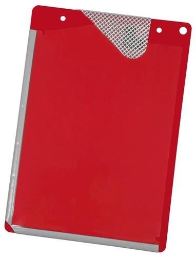EICHNER Auftragstasche PVC m.Umbug-Verschweißung DIN A4 rot EICHNER