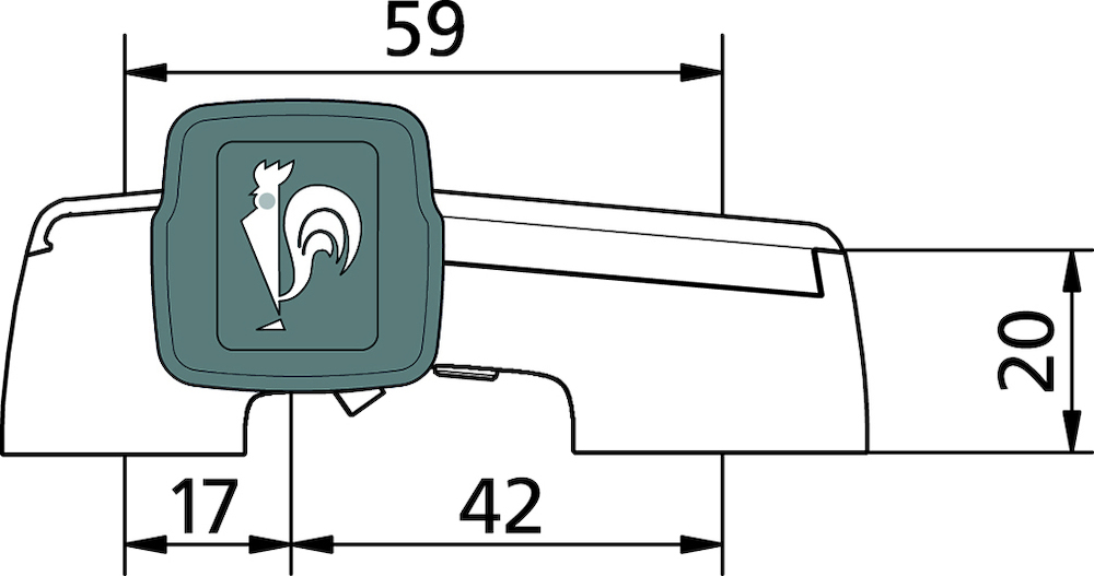 DR. HAHN Aufschraubband Serie 60 AT M753, 3-teilig