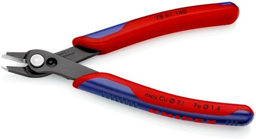 KNIPEX Elektronik-Seitenschneider Super-Knips® L.140mm Spezialwerkzeugstahl brün.