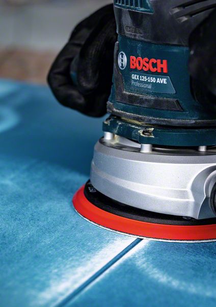 BOSCH EXPERT C470 Schleifpapier-Set für Exzenterschleifer, 115 mm, 8 Löcher, G 60/120/240, 6-tlg.. Für Exzenterschleifer