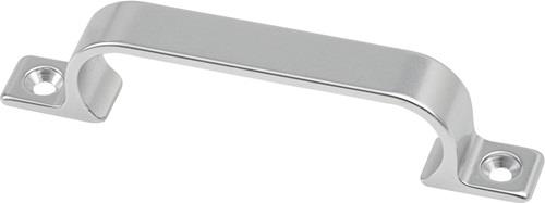 HERMETA Handgriff A.21mm L.112mm B.14mm Alu.silberf.elox.Löcher 2,D.4,3mm HERMETA