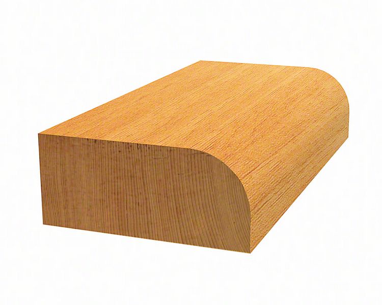 BOSCH Abrundfräser Standard for Wood, 12 mm, R1 12 mm, L 19 mm, G 70 mm