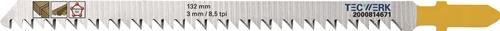 TECWERK Stichsägeblatt Gesamt-L.132mm Zahnt.3mm S.1,45mm HCS 5 St./Karte TECWERK