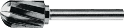 PFERD Frässtift C1625 D.16mm Kopf-L.25mm Schaft-D.6mm HSS Verz.ALU PFERD