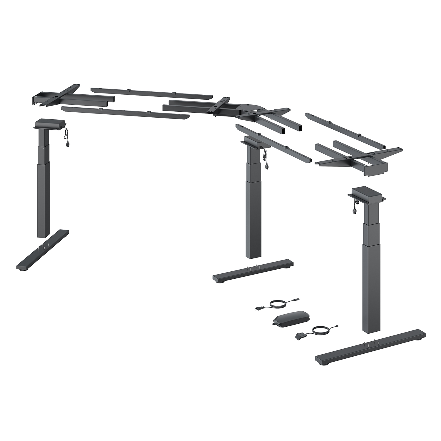 HETTICH Tischgestelle Steelforce Pro 673 SLS,