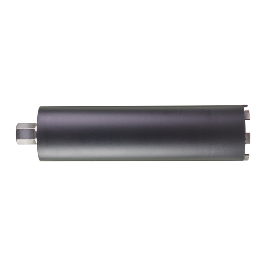 MILWAUKEE DCHXL 122 x 490 mm / 1 1/4" UNC Diamant-Trockenbohrkrone für Staubabsaugung