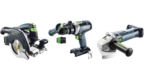FESTOOL Akku-Combo-Set Holzbau HKC 55/TPC 18/AGC 18/TB M 137 578025
