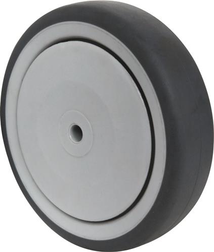 Ersatzrad Gummi grau Achs-Ø 8 mm Nabenlänge 36 mm TECWERK