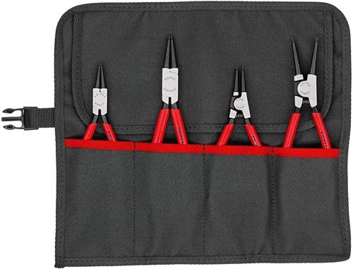 KNIPEX Sicherungsringzangensatz 4-tlg.in Rolltasche 10-60mm KNIPEX