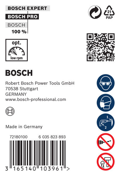 BOSCH Schalungs- und Installationsbohrer, SDS plus, 12 x 400 mm