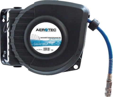 AEROTEC Druckluftschlauchtrommel Aero 8M Autom.f.Druckluft L.1m Geh.Ku.