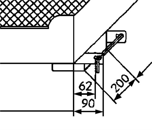 BAUER Arbeitsbühne B1200xT1115xH1890mm gelborange lack.Trgf.300kg