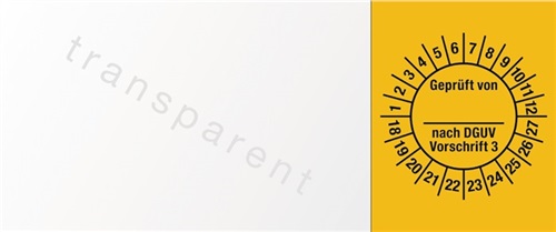 Mehrjahresprüfplakette