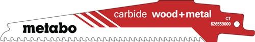 METABO Säbelsägeblatt carbide wood + metal 225 x 1,25 mm CT 3-4mm/6-8TPI