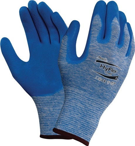 ANSELL Handschuhe HyFlex® 11-920 Gr.10 blau EN 388 PSA II Nyl.m.Nitril ANSELL