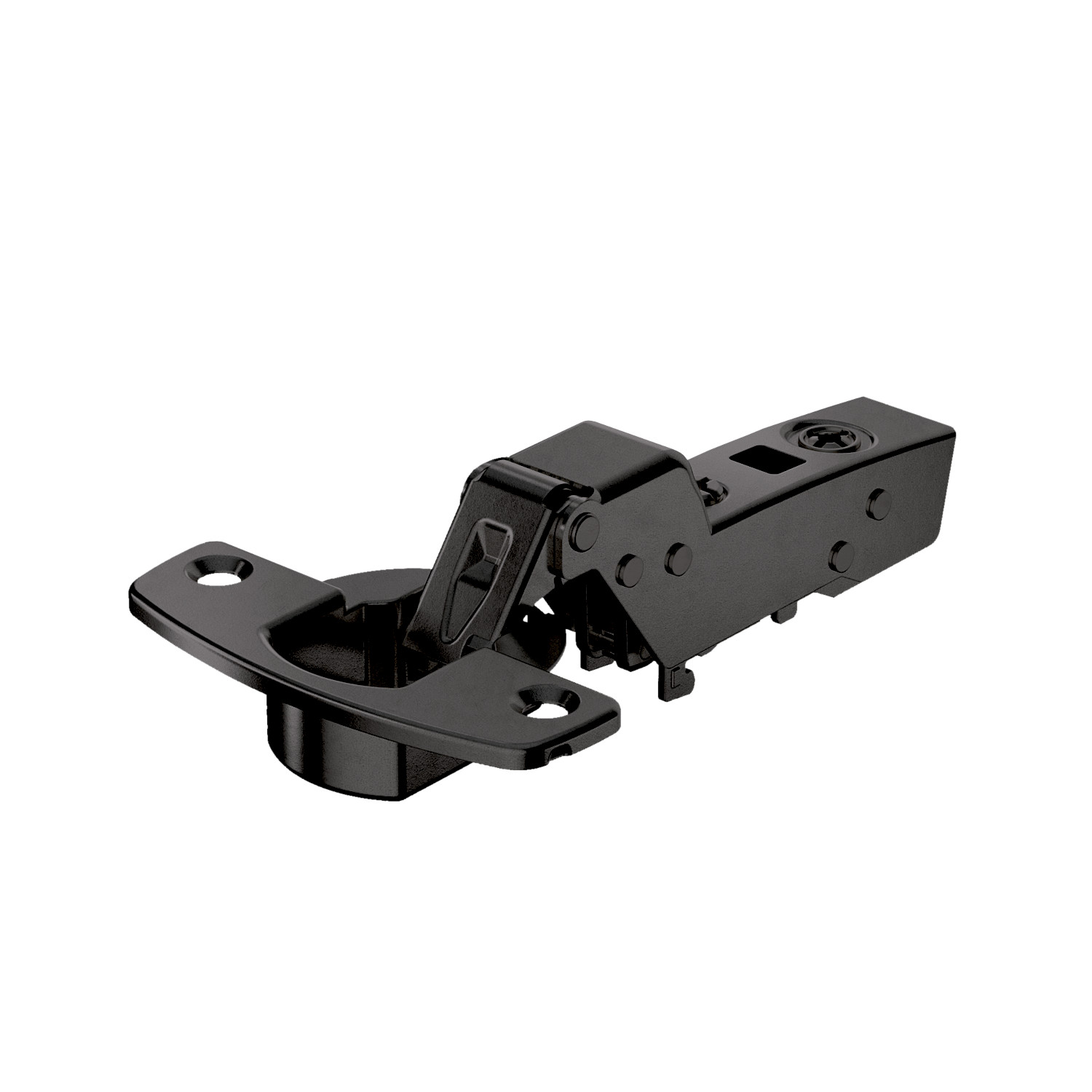 HETTICH Sensys 110°-Scharnier ohne Schließautomatik (Sensys 8675), obsidianschwarz, 9091743