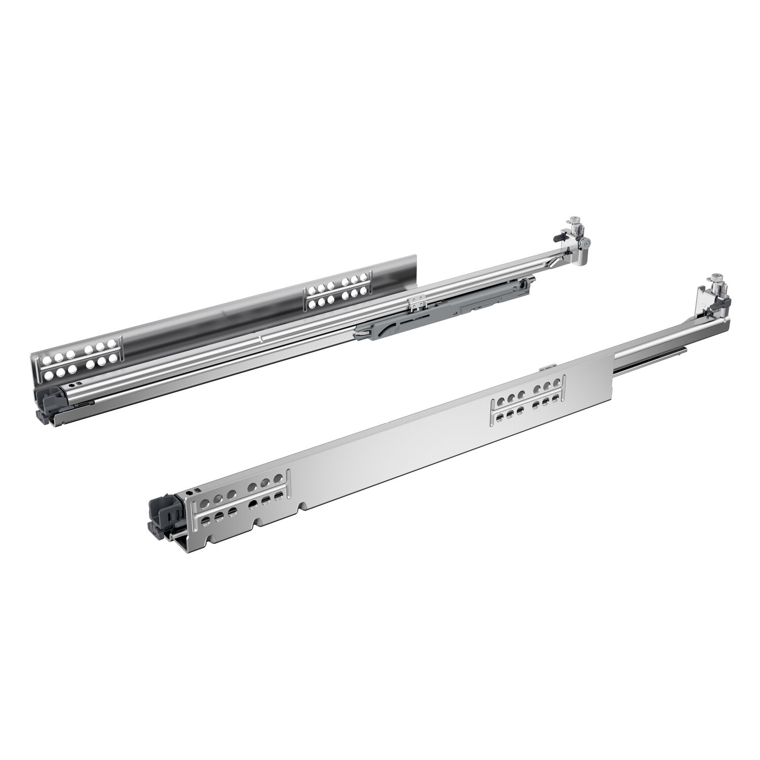 HETTICH Vollauszug Quadro V6 5D M (30 kg) mit Push to open, 250 mm, links